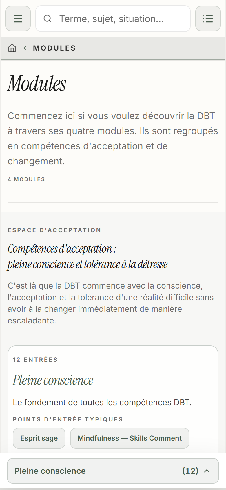 « Je veux comprendre la TCD dans son ensemble. »